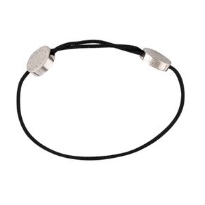 Hermes Black and Silver Bracelet. One size.